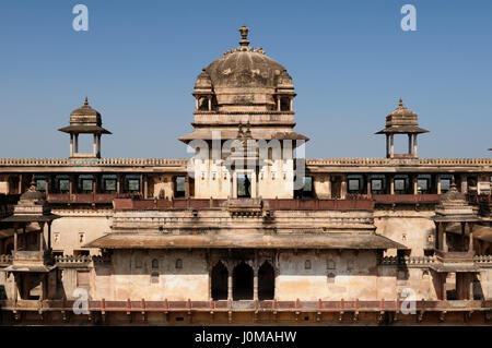 Jehangir Mahal Palace in Orchha, Madhya Pradesh, India. Stock Photo