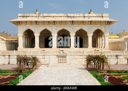 Red Fort in Agra, Khas Mahal,  India, Uttar Pradesh Stock Photo