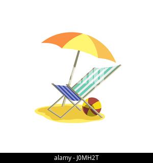 Summer outdoors concept. Stock Vector