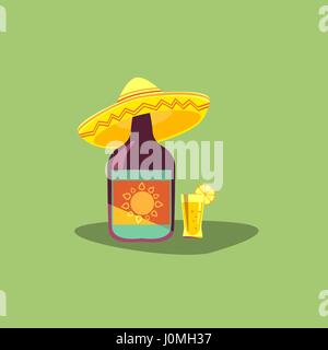 Mexican style concept. Stock Vector
