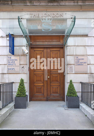 london silver vaults Stock Photo