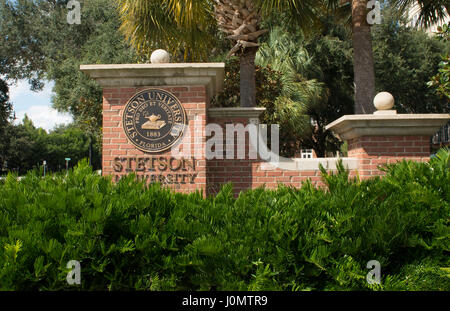 Deland Florida Stetson University college in small town education, Stock Photo