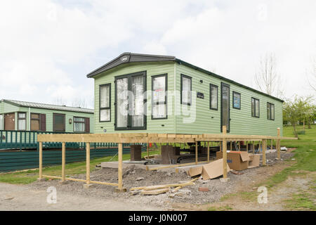 holiday home construction Stock Photo