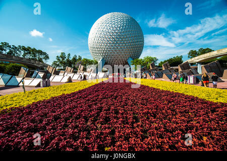 Walt Disney World EPCOT Europe and middle east Stock Photo