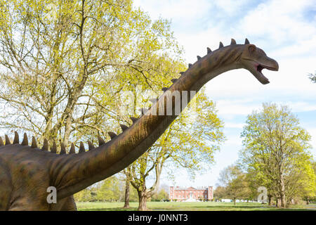 Diplodocus, Jurassic Kingdom, Osterley Park, London Stock Photo