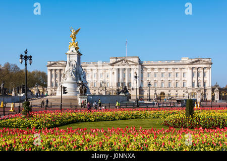 Victoria Memorial, Buckingham Palace, London Stock Photo