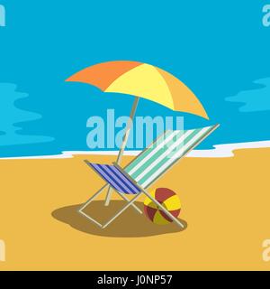 Summer outdoors concept. Stock Vector