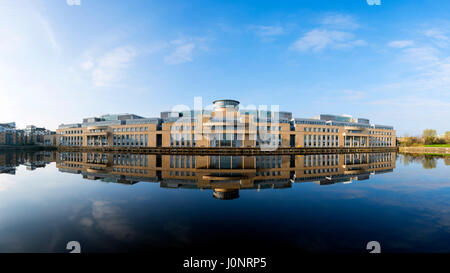 Exterior view of Victoria Quay offices of the Scottish Government in ...