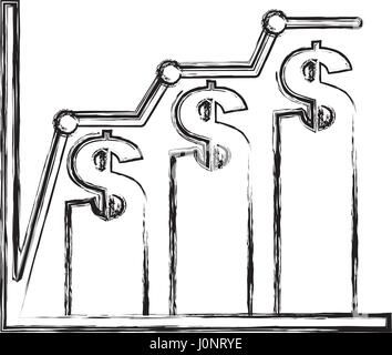 bars statistics isolated icon Stock Vector