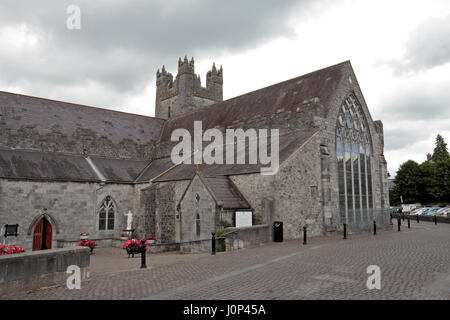 The Black Abbey of Kilkenny (Dominican Black Abbey) in the city of Kilkenny, County Kilkenny, Ireland, (Eire). Stock Photo