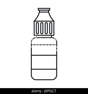 E-cigarette liquid flavour icon, outline style Stock Vector