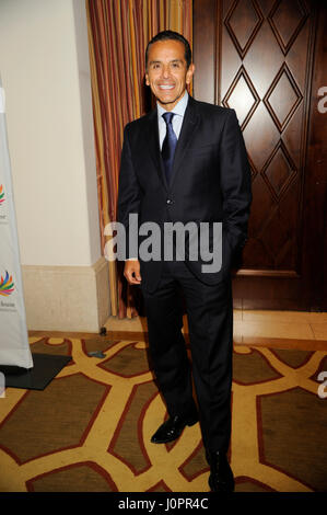 Former Los Angeles Mayor and civic leader, the Honorable Antonio Villaraigosa, honored with the “2015 Public Service Award” attends the 12th Annual Triumph for Teens Awards Gala, June 15th, 2015 at the Montage Beverly Hills in Beverly Hills, California. Stock Photo