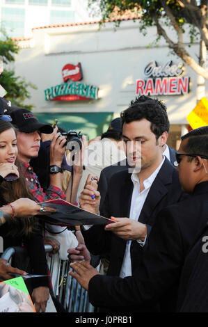 John Francis Daley attends the VACATION premiere at the Westwood Village Theatre on July 27th, 2015 in Los Angeles, California. Stock Photo