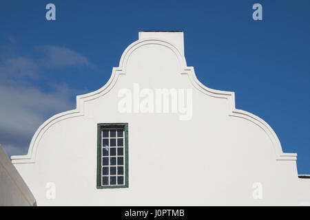 Detail classic example gable Cape Dutch architecture Mowbray Cape Town South Africa Stock Photo
