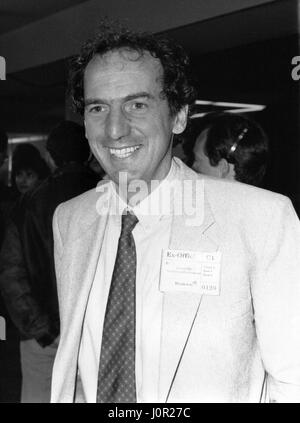 Kim Howells, Labour party Member of Parliament for Pontypridd, attends the party conference in Brighton, England on October 5, 1989. Stock Photo