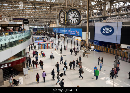 Waterloo railway station, London, UK Stock Photo