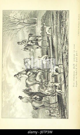 Image taken from page 20 of '[Hunting songs, ballads, etc. By R. E. E. W - Esq. With illustrations.]' Stock Photo