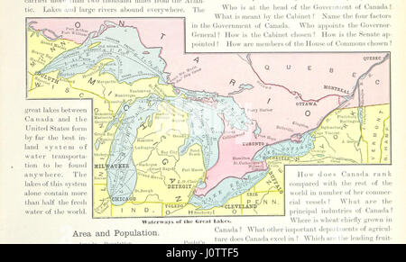 New Canadian Geography specially adapted for use in Public and High Schools Stock Photo