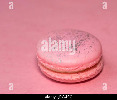 Birthday cake flavored macaron Stock Photo