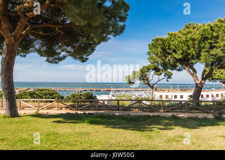 Mazagon ,Harbour in Mazagon,Palos de la Frontera,Huelva,Spain Stock Photo