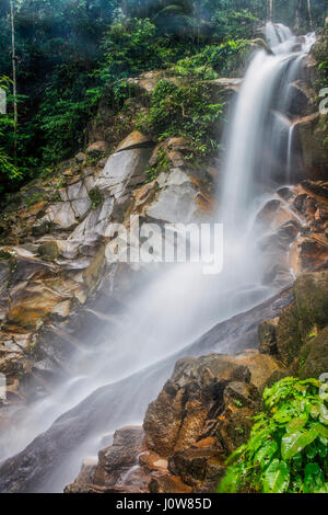 The waterfalls of Jeram Toi, Negeri Sembilan, Malaysia. Stock Photo