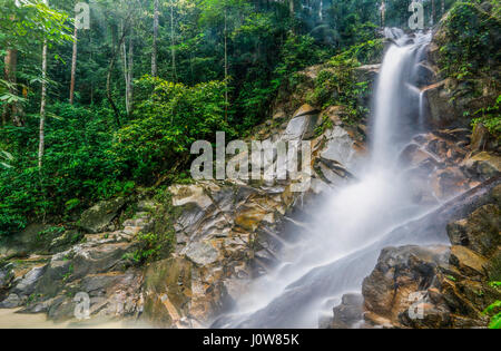 The waterfalls of Jeram Toi, Negeri Sembilan, Malaysia. Stock Photo