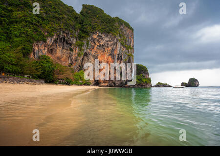 Phra Nang beach, Railay, Ao Nang, Krabi province, Thailand Stock Photo