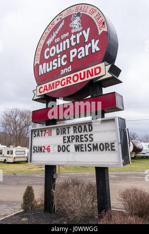 Cortland Country Music Park-Campground Stock Photo