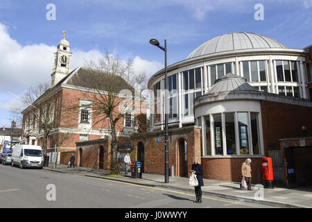 Braintree Public Library and Town Hall Centre, Fairfield Road, Braintree, Essex Stock Photo