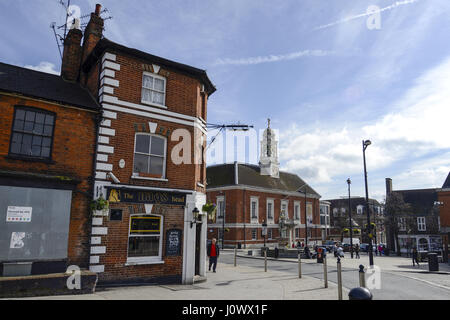 The Nags Head, Market Place, Braintree, Essex Stock Photo