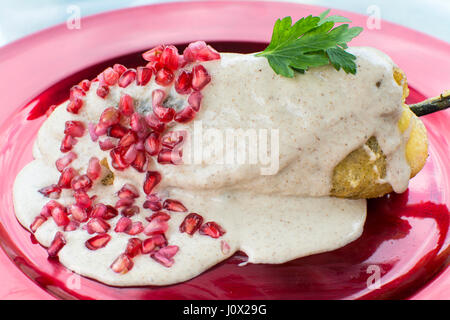 Chiles en Nogada Stock Photo