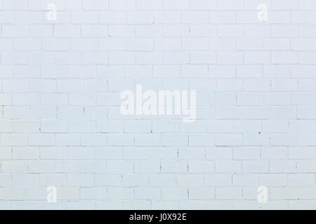 simple white brick wall for backgrounds Stock Photo