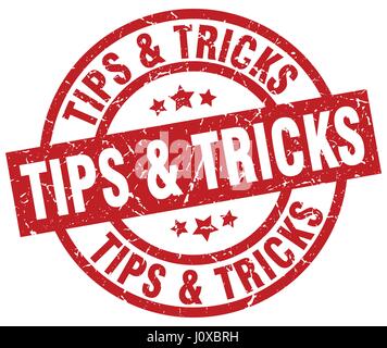 tips & tricks red round stamp Stock Vector Image & Art - Alamy