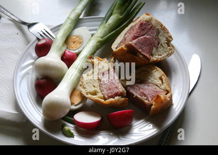 Croatian Easter breakfast,Zagreb,Croatia,Europe,1 Stock Photo