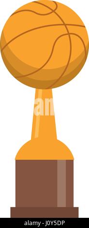 award cup basketball sport Stock Vector