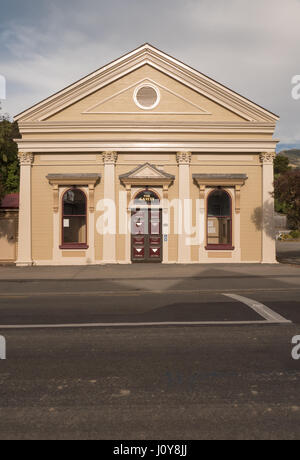The Gaiety theatre venue, Akaroa, Canterbury Region, South Island, New Zealand. Stock Photo