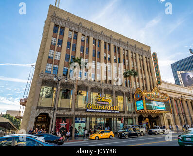 El Capitan Theater in Hollywood Boulevard - Los Angeles, California, USA Stock Photo