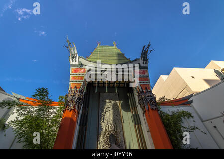 Grauman's Chinese Theater on Hollywood Boulevard - Los Angeles, California, USA Stock Photo
