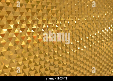 Orange Abstract Hexagonal Shapes Background, wallpaper Stock Photo