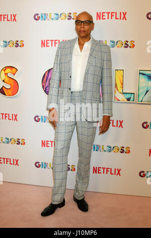 Los Angeles, California, USA. 17th Apr, 2017. RuPaul Charles at the ''Girlboss'' premiere screening at ArcLight Theater on April 17, 2017 in Los Angeles, CA Credit: Kathy Hutchins/via ZUMA Wire/ZUMA Wire/Alamy Live News