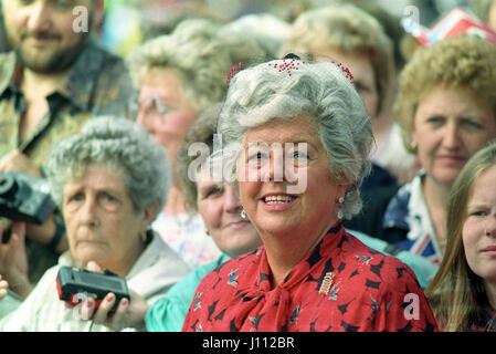 Betty Boothroyd now Baroness Boothroyd a former Labour Member of Parliament and Speaker of the House of Commons Stock Photo