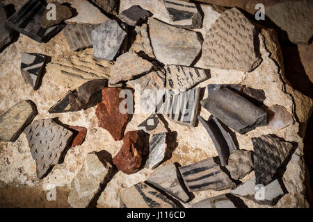 Anasazi indian pottery shards hi res stock photography and images