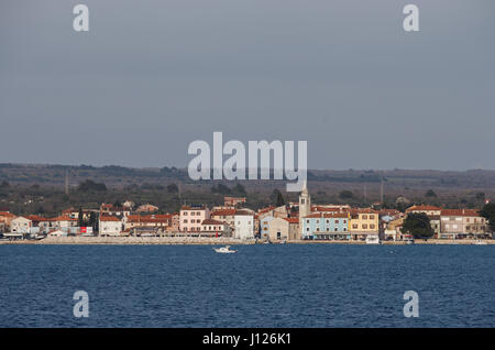 View from the sea of Fazana village ,Istria,Croatia Stock Photo