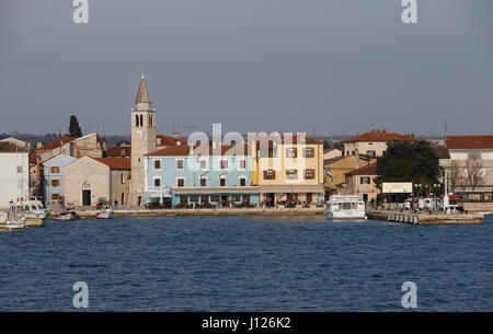 View from the sea of Fazana village ,Istria,Croatia Stock Photo