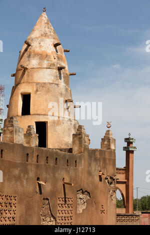 Mosque in a village in Burkina Faso Stock Photo