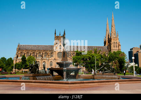 Archibald Fountain - Sydney - Australia Stock Photo