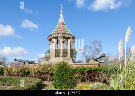 The Chinese Bell Tower, The Arboretum, Nottingham, England, UK Stock Photo