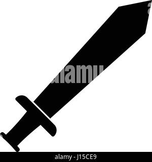 sword icon vector, flat design best vector icon Stock Vector