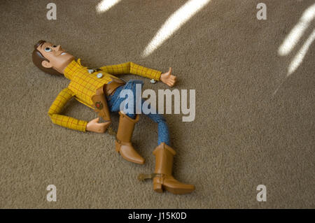 Woody action figure Stock Photo