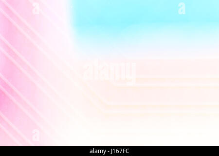 Abstract electrical circuits pcb concept in pastel colors. Digital Bitcoin Stock Photo